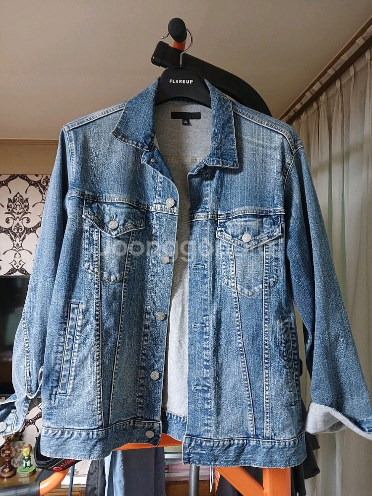 유니클로 데님자켓 청자켓 XL 105--0