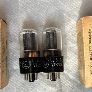 RCA/WE. 6SL7gt. 군용 VT-229 NOS NIB 메치페어 판매