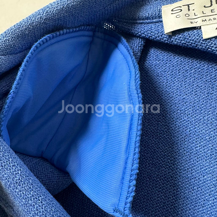 ST.JOHN 세인트존 센존 니트원피스 카라원피스--4