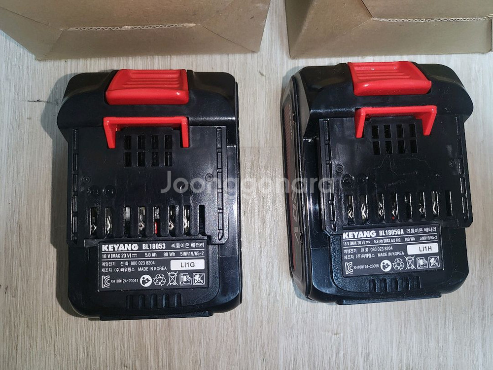 계양 20볼트 6암페아 배터리 미사용품--1