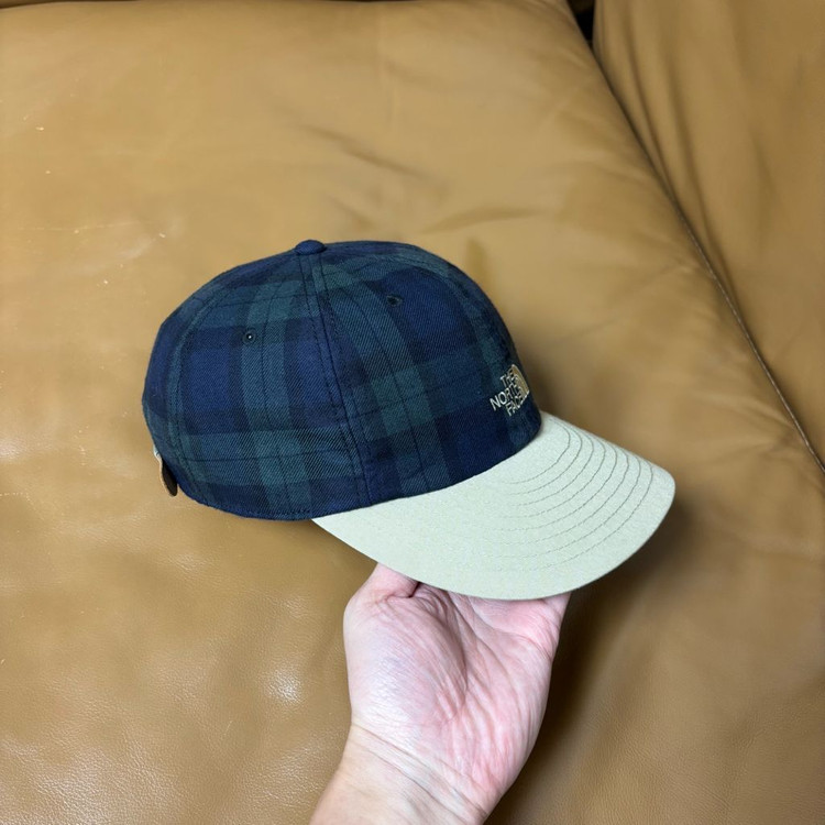 Nanamica 나나미카 노스페이스 퍼플라벨 타탄체크 6패널 볼캡 모자 이미지