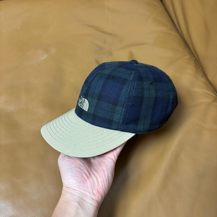 Nanamica 나나미카 노스페이스 퍼플라벨 타탄체크 6패널 볼캡 모자 이미지