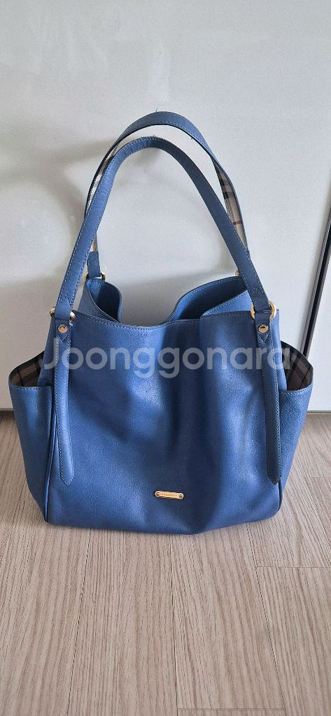 버버리 정품 가죽숄더 토드백--9