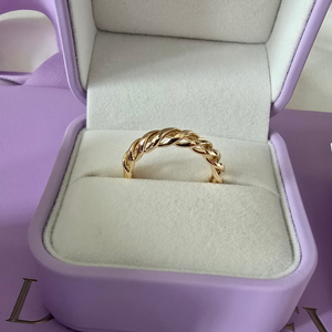 골든듀 오로라 반지 옐로우골드 15호