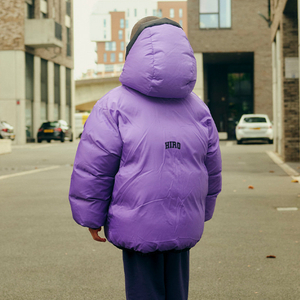 히로 블랭크 패딩 다운 110 새상품 블랙퍼플