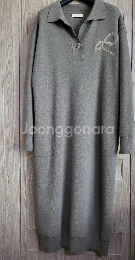 르베이지 울 원피스--0