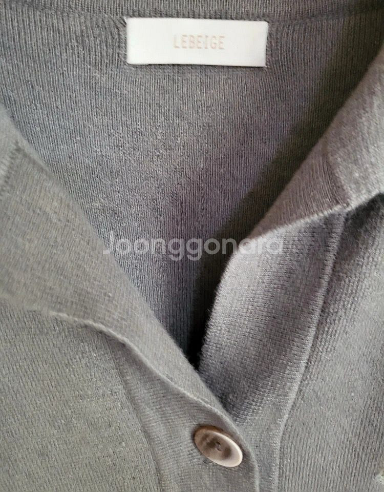 르베이지 울 원피스--4