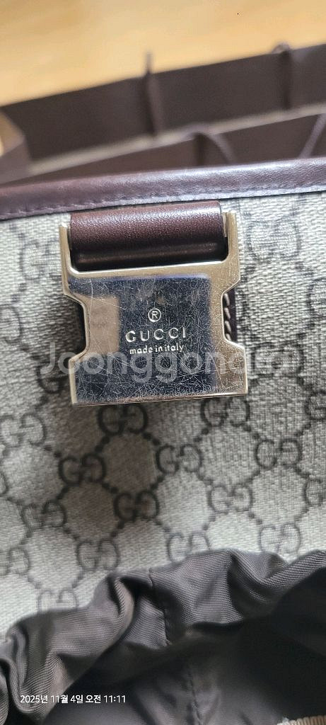 구찌 GG 캔버스 슈프림백팩 246103--4