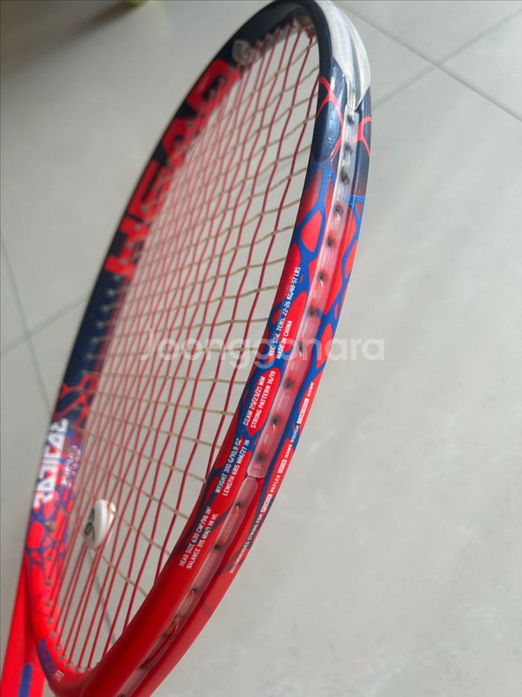 헤드 레디컬 프로 테니스 라켓 + 가방 판매--5