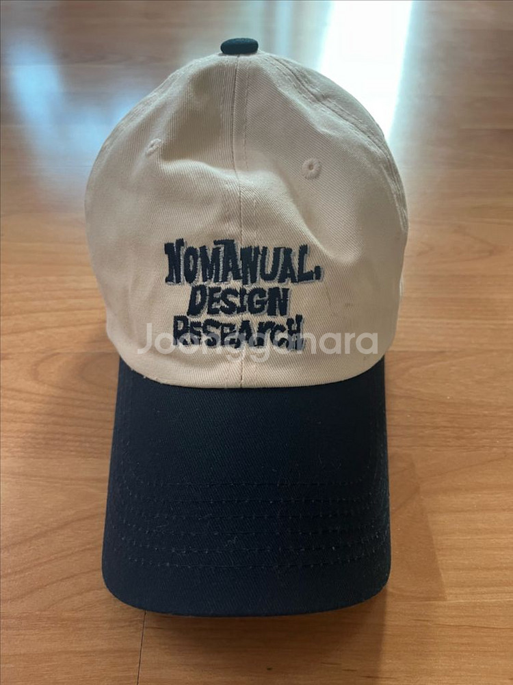 노매뉴얼 볼캡 프리사이즈 베이지 아이보리 다크네이비 모자--0