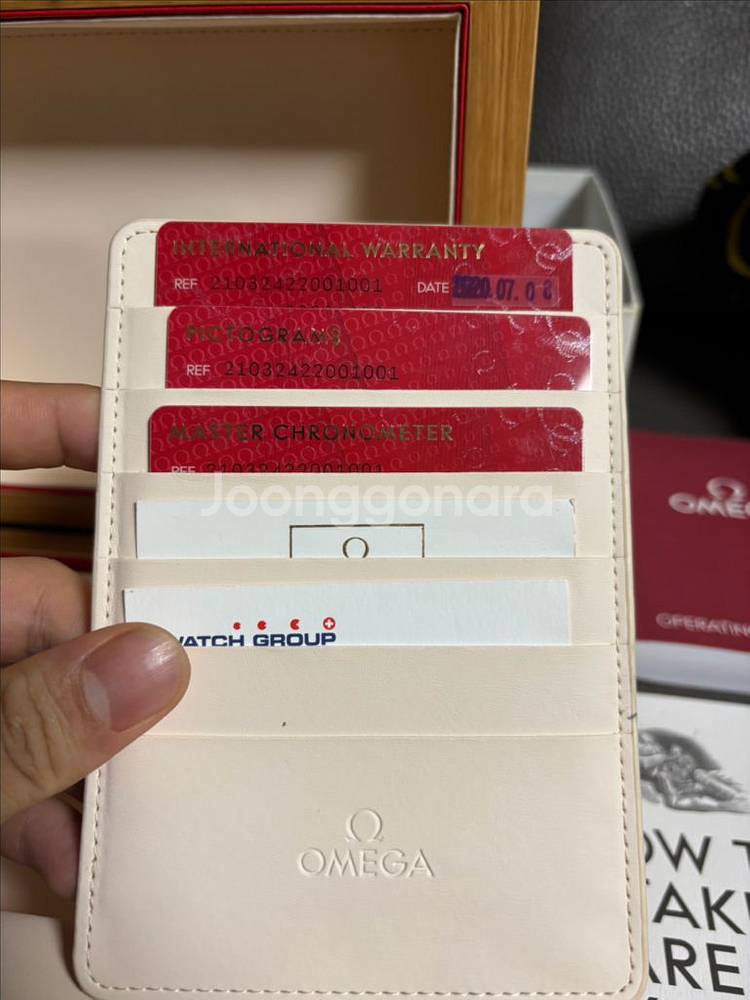 오메가 씨마스터 다이버300 신형 검판 러버밴드 42mm--8