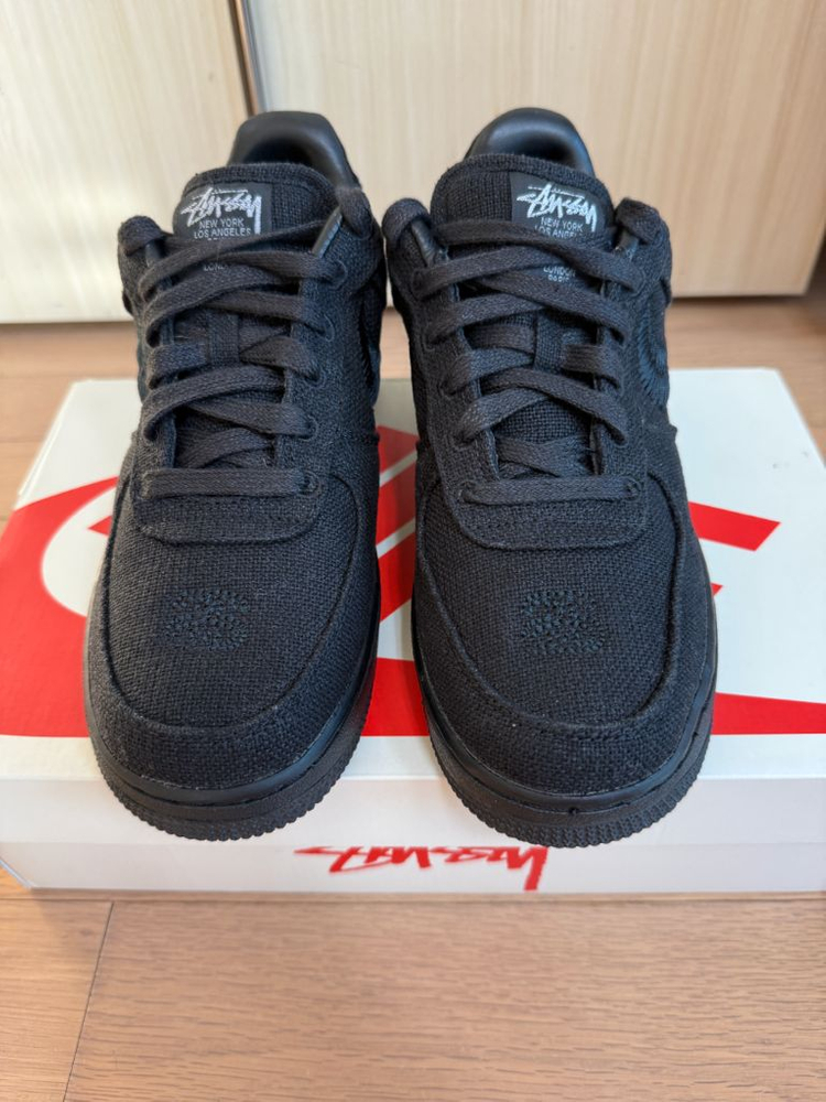 [240] 나이키 x 스투시 나투시 에어포스1 로우 트리플블랙 이미지