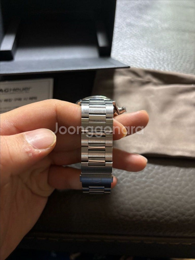 태그호이어 까레라 호이어02 크로노그래프 42mm 청판--6