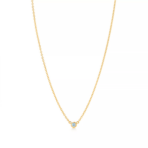 티파니앤코 옐골18K 엘사 퍼레티 바이더야드 1p 네크리스 0.12캐럿