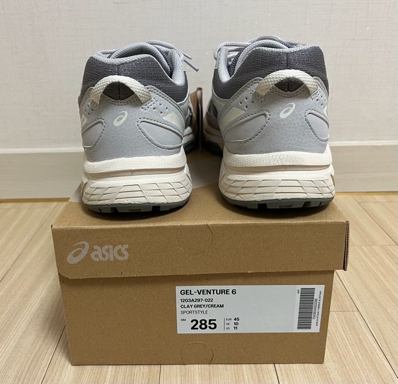 [285] 아식스 젤 벤쳐 6 SPS 클레이 그레이 크림--2