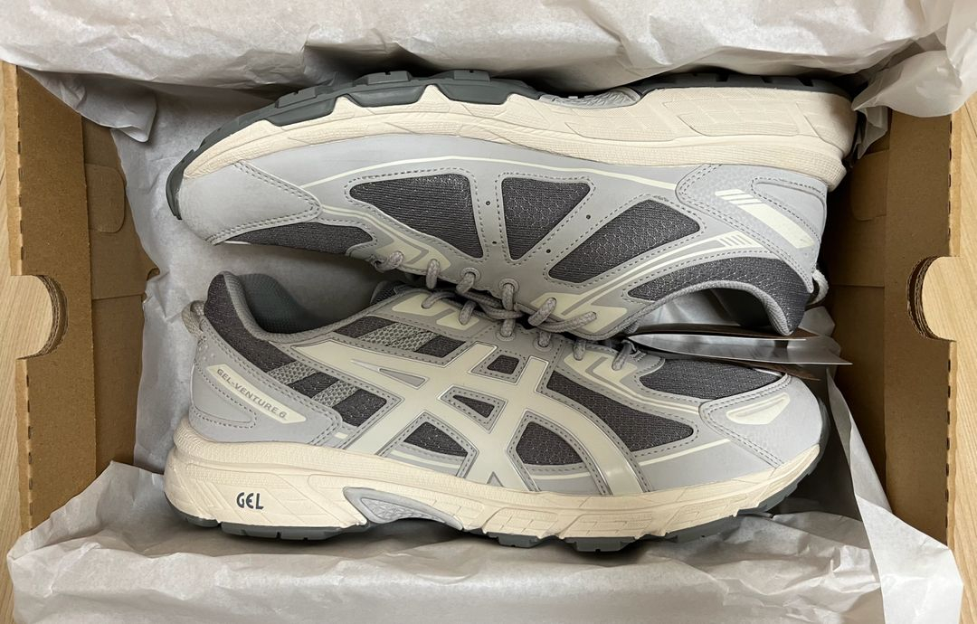 [285] 아식스 젤 벤쳐 6 SPS 클레이 그레이 크림--9