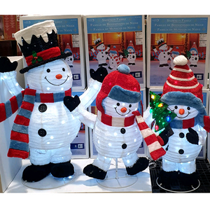 크리스마스 눈사람가족