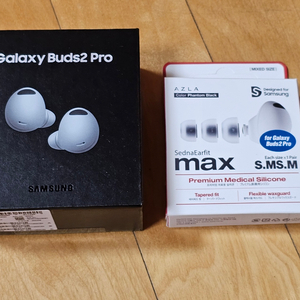 갤럭시 버즈 2 프로 pro + 아즈라 맥스 이어팁 화이트