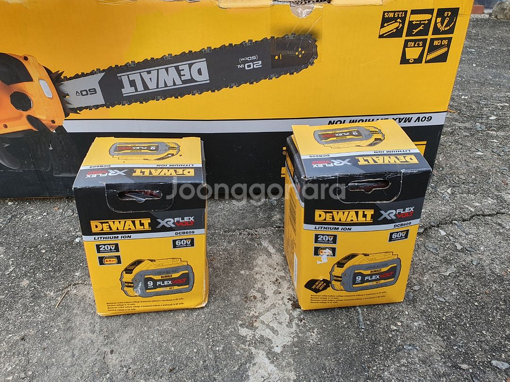 디월트 DCS386N 무선 전기톱 세트--1