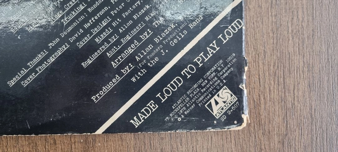 제이가일스밴드 lp 일괄 이미지