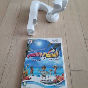 닌텐도 wii 희귀 타이틀 낚시게임 패밀리피싱+낚시콘