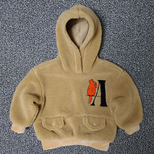 [무료배송][100]베베드피노 패롯 베이비 양털 후드티