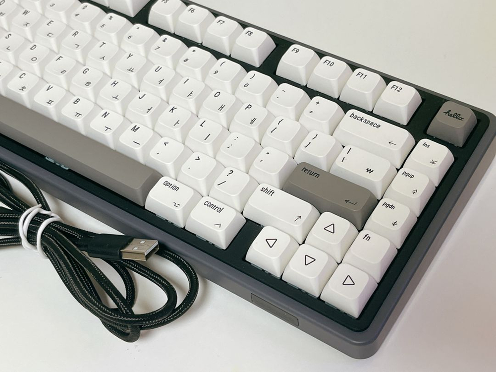 (상태S급)바밀로 기계식 FPS 키보드 +키캡추가 이미지