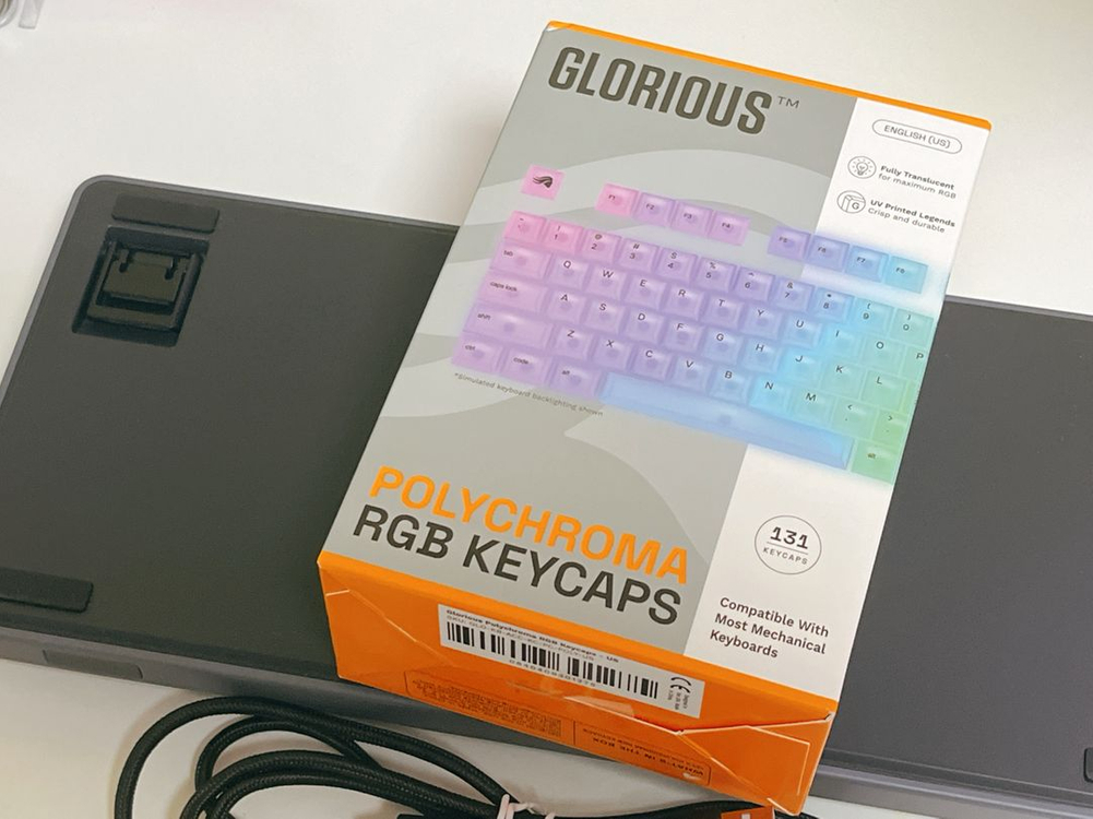 (상태S급)바밀로 기계식 FPS 키보드 +키캡추가 이미지