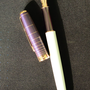 파카 뉴소네트 치즐 퍼플 18K 만년필