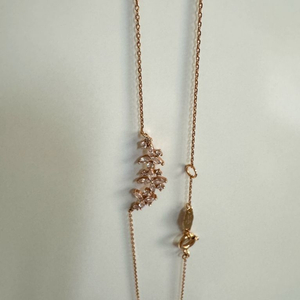 스톤헨지 로즈골드 14k 금목걸이