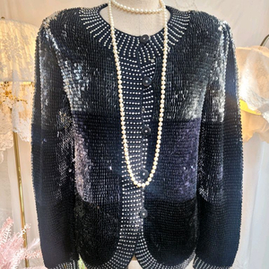 비즈 장식 가디건