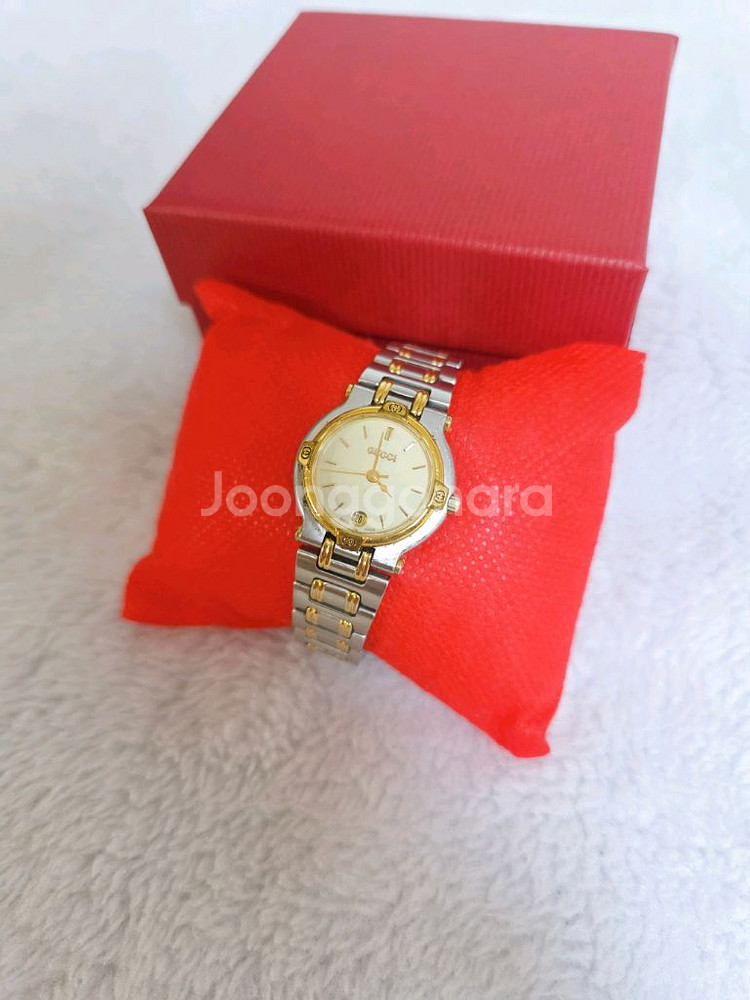 구찌 정품 9000L 골드콤비 여성 럭셔리 명품시계--0