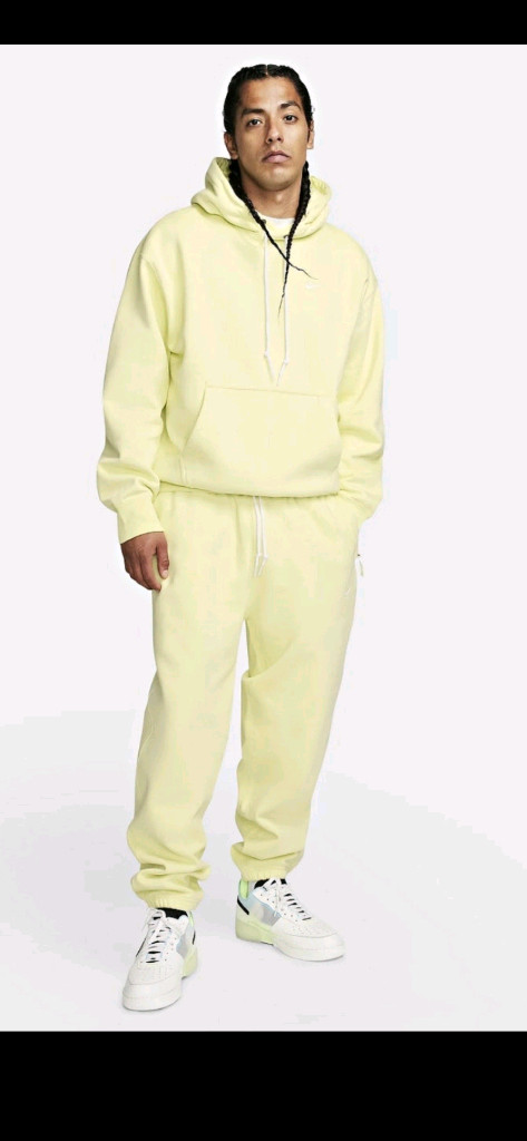 나이키 NRG 솔로 스우시 플리스 풀오버 후디 팬츠세트--4