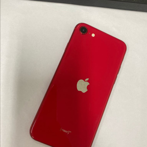 아이폰SE2 레드 액정SS급 128GB 무잔성 배터리92% 090688