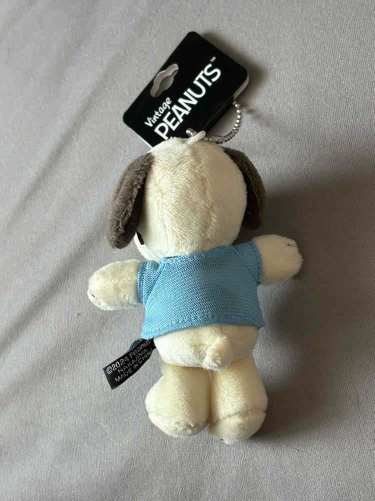 피넛츠 스누피 조쿨 빈티지 마스코트 인형 키링--3