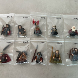 레고 미니피규어 반지의제왕 호빗 슈퍼히어로 마블 DC 미피