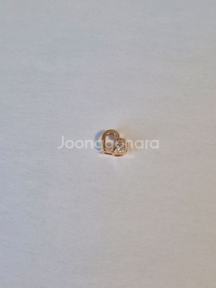 14K 목걸이 펜던트 금목걸이 팬던트 다이아몬드 로즈골드--1