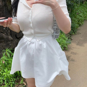 온트 토프 가디건 Taupe cardigan 아이보리