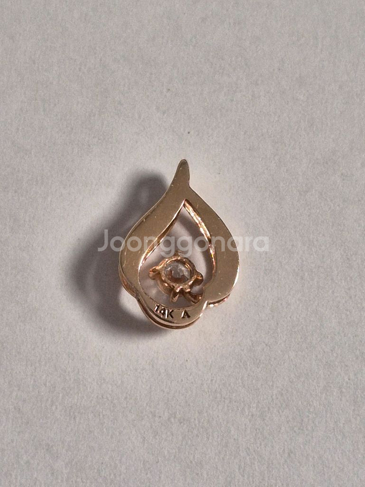 14K 목걸이 펜던트 금목걸이 팬던트 핑크골드--2