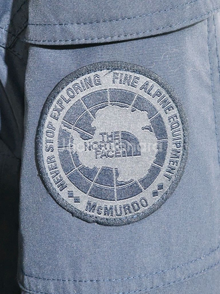 (95) 노스페이스 맥머도 패딩점퍼 네이비 거위털 구스다운 후드자켓--4