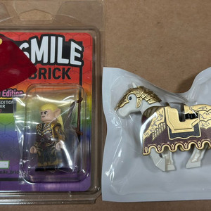 스마일(크로스)브릭 엘프 할디르+말투구+말바딩+흰말 새상품 팝니다