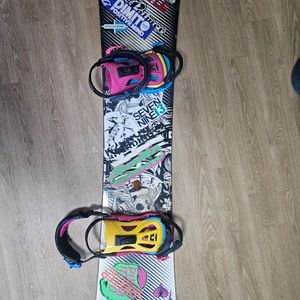 데미트 스노우보드 바인딩 세트 보드+265전용신발구성