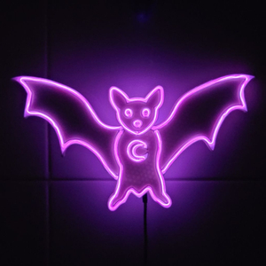 네온사인 박쥐 배트 led 램프