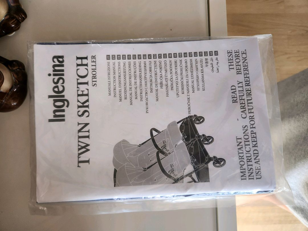 잉글레시나 트윈 쌍둥이 유모차 미사용 이미지