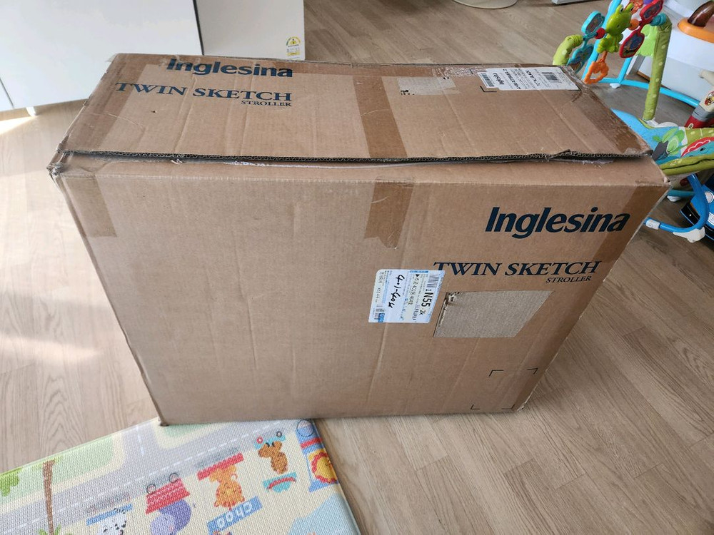 잉글레시나 트윈 쌍둥이 유모차 미사용 이미지