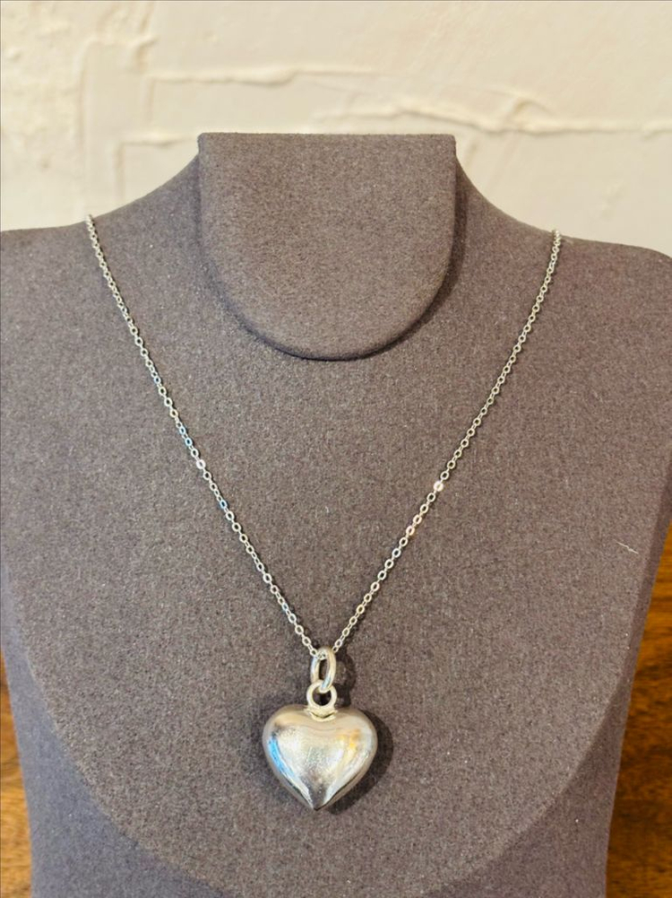 925실버 빈티지 하트 펜던트 목걸이 1--9
