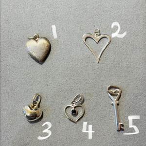 925실버 빈티지 하트 펜던트 목걸이 3