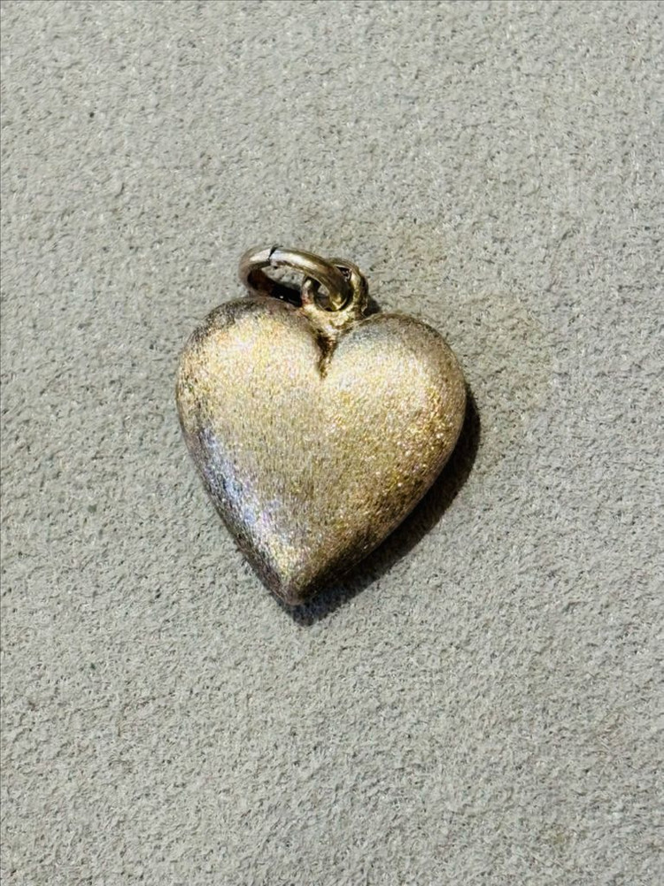 925실버 빈티지 하트 펜던트 목걸이 3--1