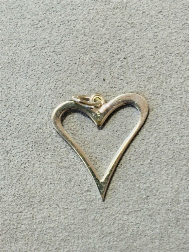 925실버 빈티지 하트 펜던트 목걸이 3--2