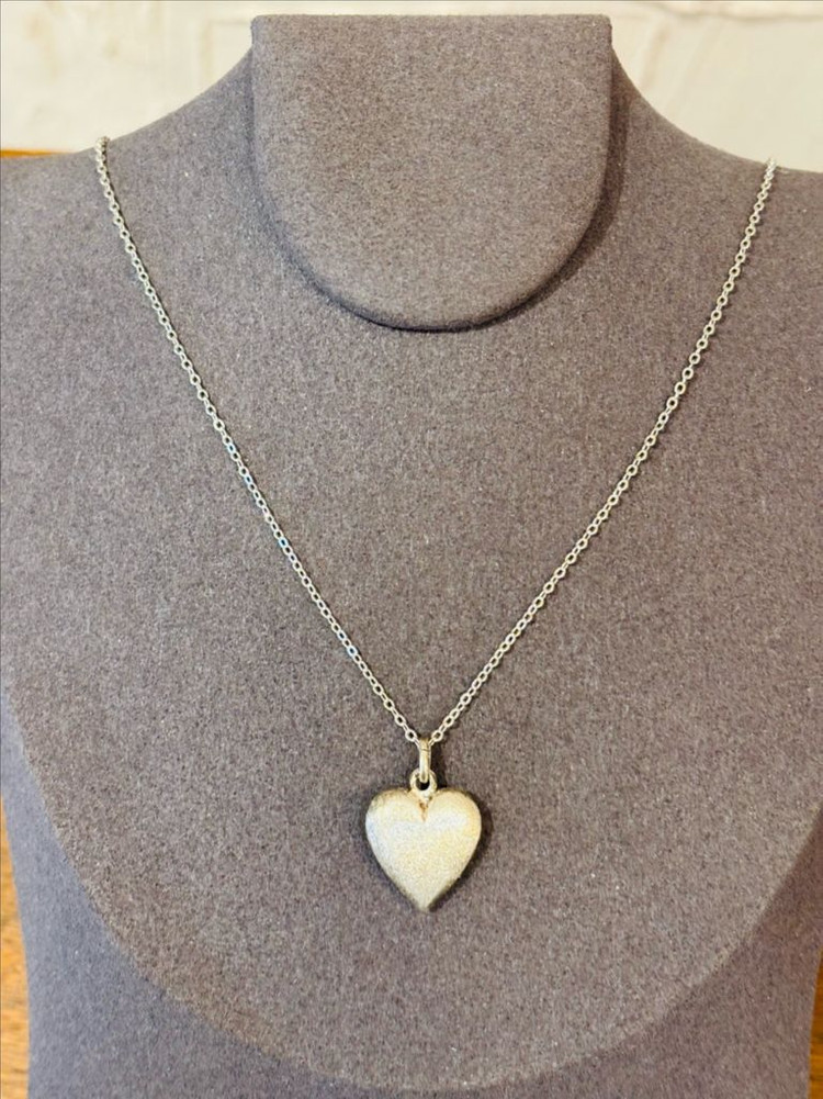 925실버 빈티지 하트 펜던트 목걸이 3--5